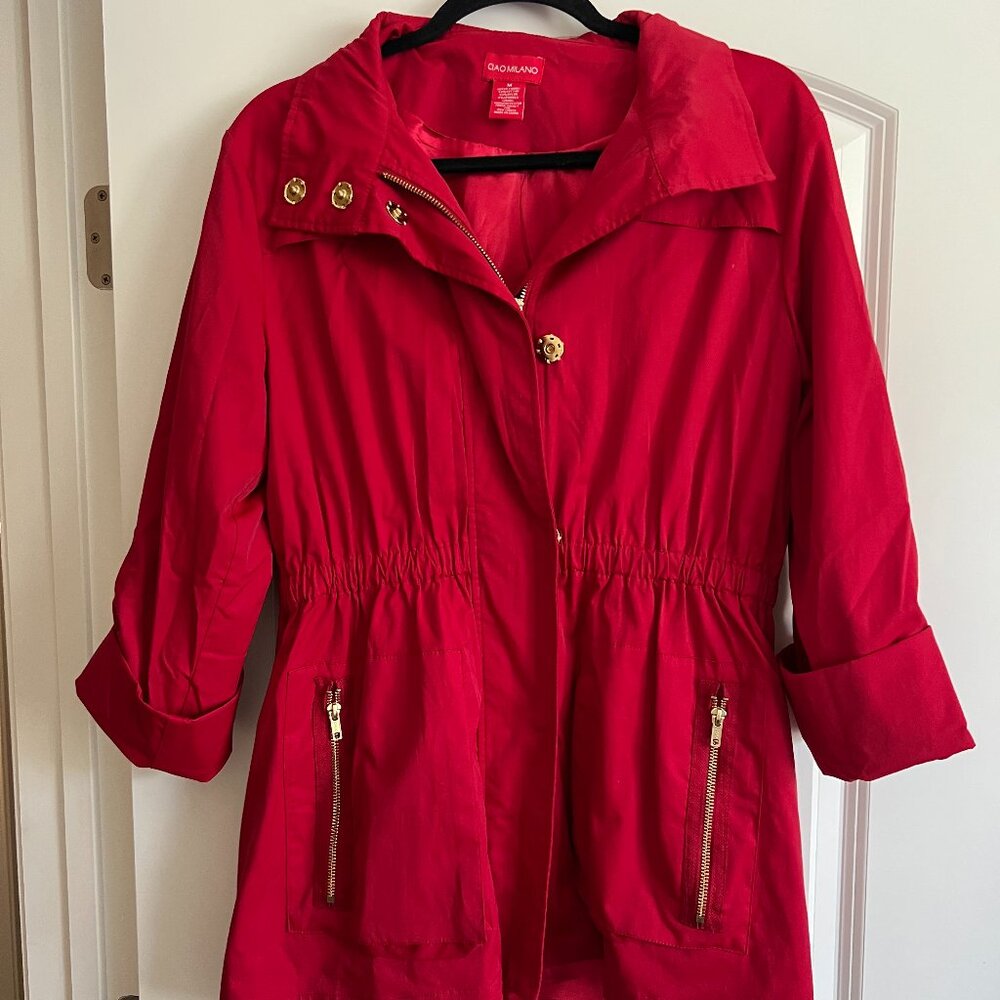 Ciao Milano Red Rain Jacket
